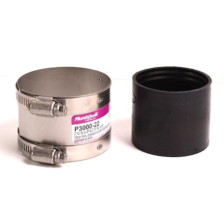 Thrifco Plumbing 2 Inch Shielded No-Hub Coupling 6722796
